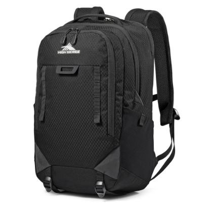 Picture of High Sierra Litmus Backpack With 15.6in Laptop Pocket, Black