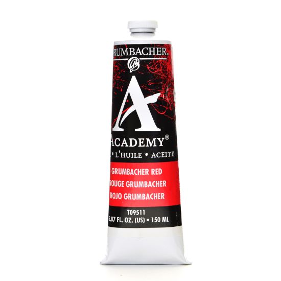 Picture of Grumbacher Academy Oil Colors, 5.07 Oz, Grumbacher Red, Pack Of 2