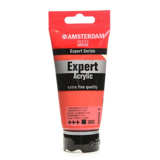 Picture of Amsterdam Expert Acrylic Paint Tubes, 75 mL, Cadmium Red Light, Pack Of 2