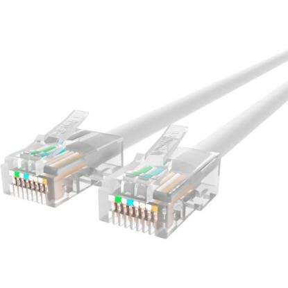 Picture of Belkin Cat5e Patch Cable - RJ-45 Male Network - RJ-45 Male Network - 3ft - White