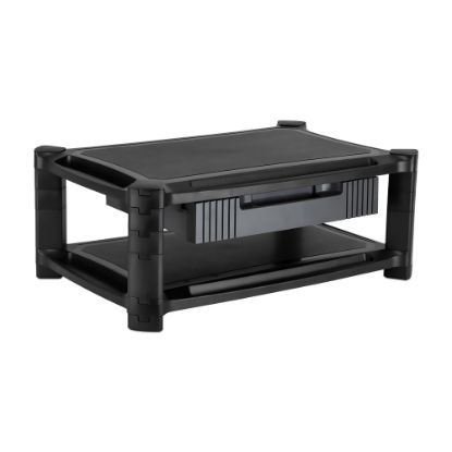 Picture of Mount-It! Desktop Printer Stand With Drawer, 7.625inH x 19.3inW x 13inD, Black, MI-7853