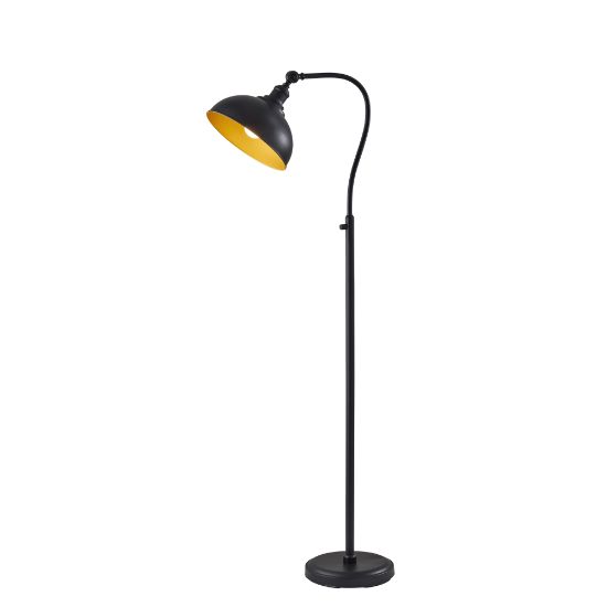 Picture of Adesso Wallace Floor Lamp, 56-1/2inH, Black