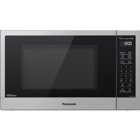 Picture of Panasonic NN-SN66KB Microwave Oven - Single - 1.2 ft� Capacity - Microwave - 11 Power Levels - 1200 W Microwave Power - 120 V AC - Freestanding - Black