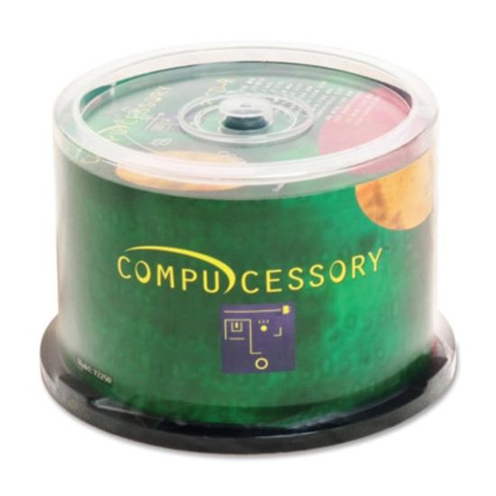 Picture of Compucessory CD Recordable Media - CD-R - 52x - 700 MB - 50 Pack Spindle - 120mm - 1.33 Hour Maximum Recording Time