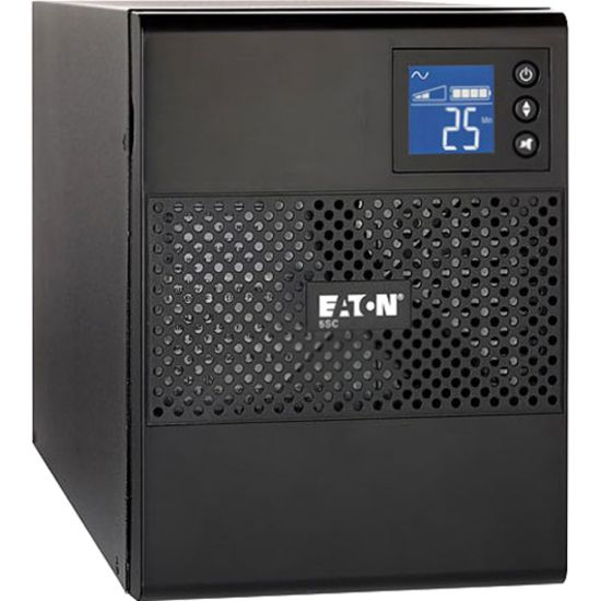 Picture of Eaton 5SC UPS 1500 VA 1080 Watt 120V Line-Interactive Battery Backup Tower USB - Tower - 5 Minute Stand-by - 110 V AC Input - 8 x NEMA 5-15R