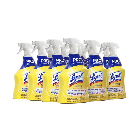 Picture of Lysol Advanced Deep Clean All-Purpose Cleaner, 32 Oz, Lemon Breeze, Case Of 12 Bottles