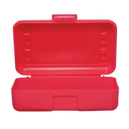 Picture of Romanoff Products Pencil Boxes, 8 1/2inH x 5 1/2inW x 2 1/2inD, Red, Pack Of 12