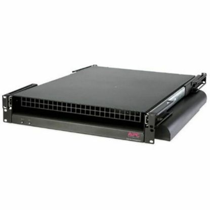 Picture of APC by Schneider Electric ACF201BLK Rack Side Air Distribution System - 260 CFM - Rack-mountable - Black - IT - Black - 2U - 120 V AC - 150 W