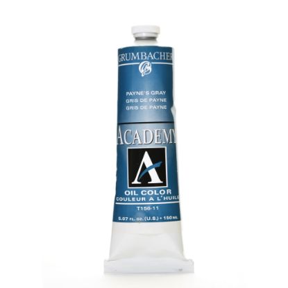 Picture of Grumbacher Academy Oil Colors, 5.07 Oz, Paynes Gray, Pack Of 2