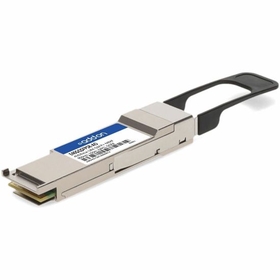 Picture of AddOn Intel E40GQSFPSR Compatible TAA Compliant 40GBase-SR4 QSFP+ Transceiver (MMF, 850nm, 300m, MPO, DOM) - 100% compatible and guaranteed to work