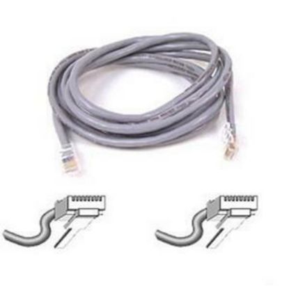 Picture of Belkin Cat5e Patch Cable - RJ-45 Male Network - RJ-45 Male Network - 25ft - Gray