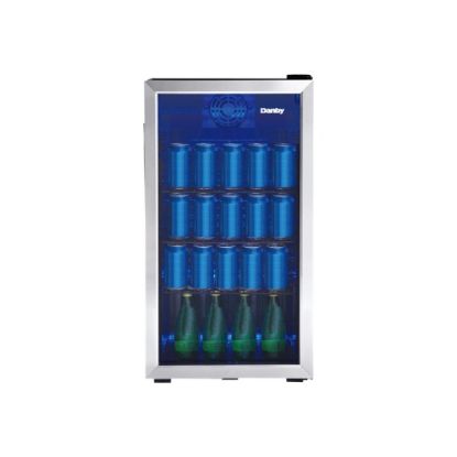 Picture of Danby DBC117A1BSSDB-6 - Drinks chiller - width: 17.5 in - depth: 19.7 in - height: 32.8 in - 3.1 cu. ft