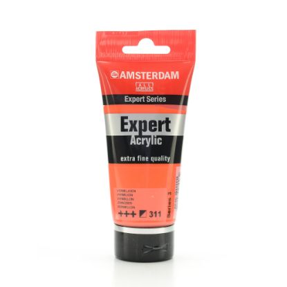 Picture of Amsterdam Expert Acrylic Paint Tubes, 75 mL, Vermilion, Pack Of 2