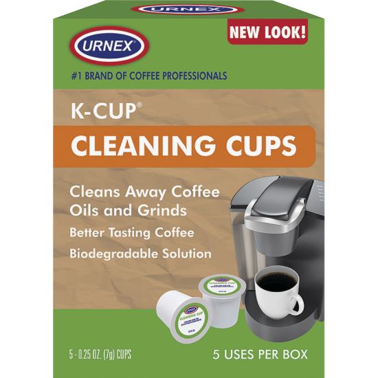 Picture of Weiman Urnex Single Brewer Cleaning Cups, 0.25 Oz, Pack Of 5 Cups