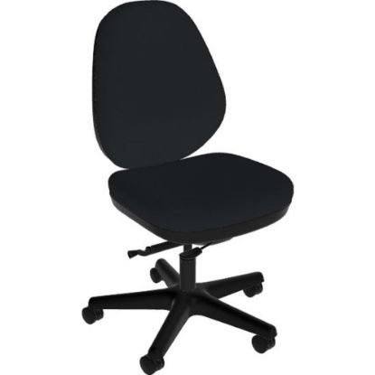 Picture of Sitmatic GoodFit Mid-Back Chair, Black/Black