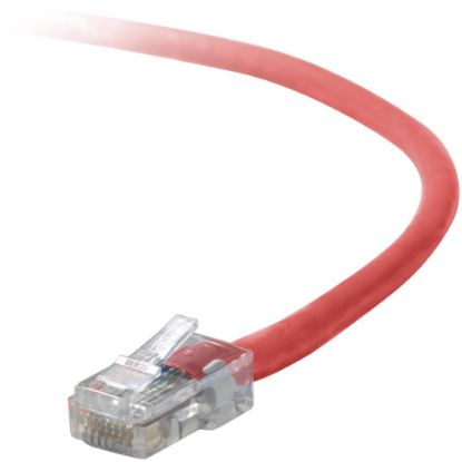 Picture of Belkin Cat5e Cable - RJ-45 Male - RJ-45 Male - 1ft - Red