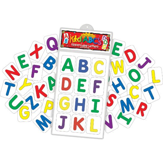 Picture of Barker Creek Magnets, Magnetic KidABCs, Uppercase Letters, Grades Pre-K-2, Pack Of 38