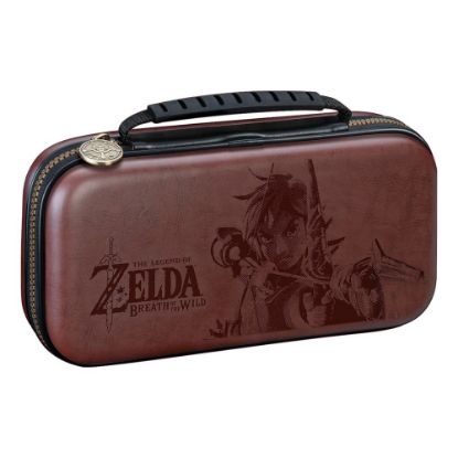 Picture of Nintendo Game Traveler The Legend Of Zelda: Breath Of The Wild Deluxe Travel Case For Nintendo Switch Lite, Brown