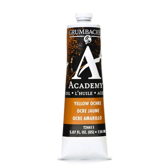 Picture of Grumbacher Academy Oil Colors, 5.07 Oz, Yellow Ochre, Pack Of 2