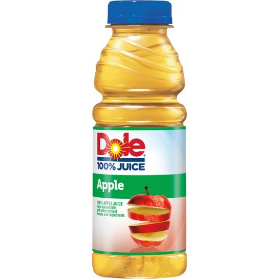 Picture of Dole Bottled Apple Juice - 15.20 fl oz (450 mL) - Bottle - 12 / Carton