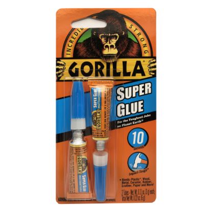 Picture of Gorilla Super Glue, 0.11 Oz Tubes, Pack Of 2 Tubes