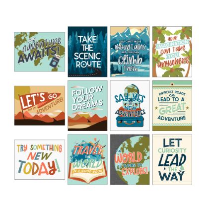 Picture of Carson Dellosa Education Mini Poster Set, Explore, Set Of 12 Posters