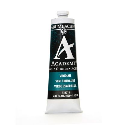 Picture of Grumbacher Academy Oil Colors, 5.07 Oz, Viridian Hue, Pack Of 2