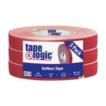 Picture of Tape Logic Gaffers Tape, 1in x 60 Yd., 11 Mil, Red, Case Of 3 Rolls