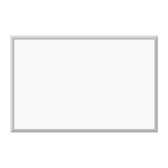 Picture of U Brands Magnetic Dry-Erase Board, 36in X 24in, Silver Aluminum Frame, Actual Size 35in X 23in (071U00-01)