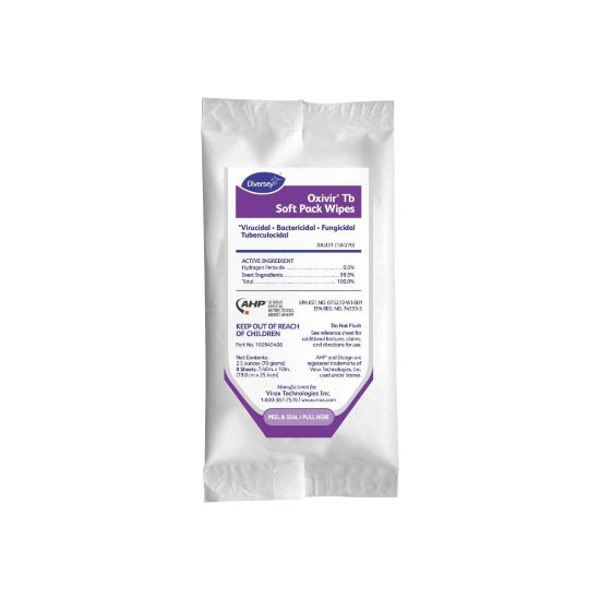 Picture of Oxivir Tb - Disinfectant wipes - 8 sheets - pack of 120