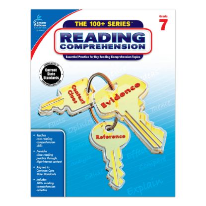 Picture of Carson-Dellosa 100+ Series Reading Comprehension Workbooks, Grade 7