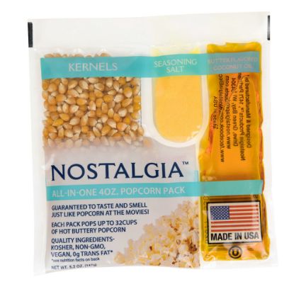 Picture of Nostalgia Electrics Best Tasting Premium Popcorn All-In-One Packs, 4 Oz, Case Of 24 Packs