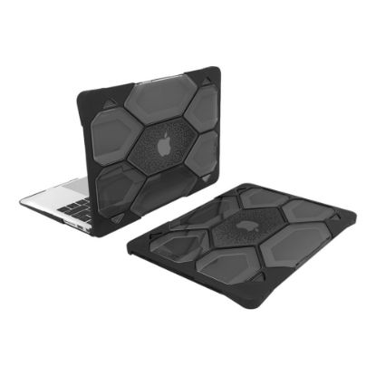 Picture of iBenzer Hexpact - Notebook shell case - 13in - black - for Apple MacBook Air 13.3in (Mid 2012, Mid 2013, Early 2014, Early 2015, Mid 2017)