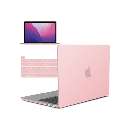 Picture of iBenzer Neon Party - Notebook shell case - 13.3in - rose quartz - for MacBook Pro 13.3in (Late 2016, Mid 2017, Mid 2018, Mid 2019, Early 2020, Late 2020, Mid 2022)