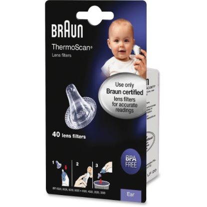 Picture of Braun Ear Thermometer Lens Filters, Box Of 40