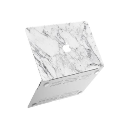 Picture of iBenzer Neon Party - Notebook shell case - 13.3in - white marble - for Apple Macbook Air 13.3in (Mid 2009, Late 2010, Mid 2011, Mid 2012, Mid 2013, Early 2014, Early 2015, Mid 2017)