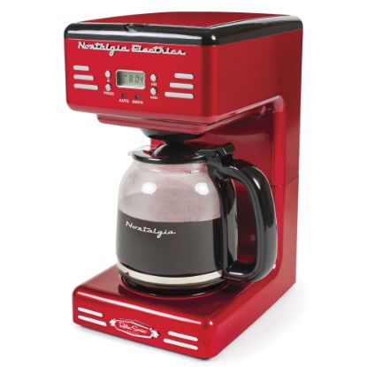 Picture of Nostalgia RCOF12 Retro 12-Cup Programmable Coffee Maker, Red