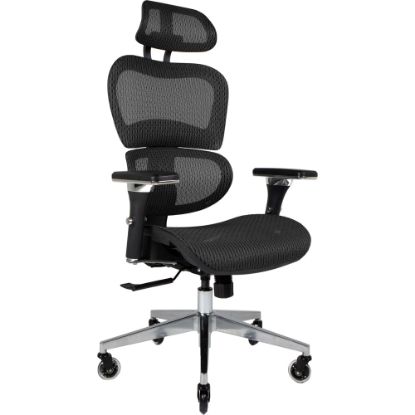 Picture of Nouhaus Ergo3D Ergonomic Fabric High-Back Office Chair, Black Coffee