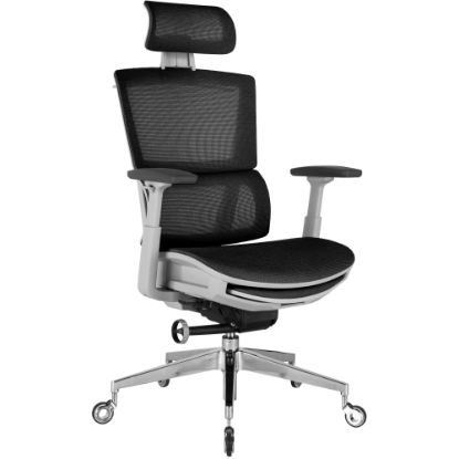 Picture of Nouhaus Rewind Ergonomic Fabric High-Back Executive Office Chair, Black