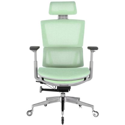 Picture of Nouhaus Rewind Ergonomic Fabric High-Back Executive Office Chair, Mint Green