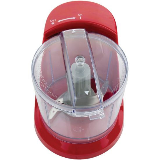 Picture of Brentwood MC-109R 1.5 Cup Mini Food Chopper, Red - 1.5 Cup (Capacity) - 100 W - Red