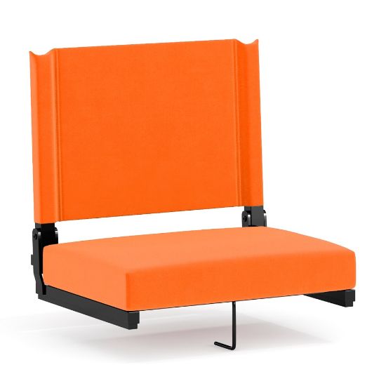 Picture of Flash Furniture Grandstand Comfort Seat, Orange/Black