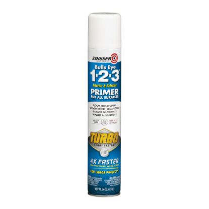 Picture of Zinsser Bulls Eye Turbo White Primer, 26 Oz, Case Of 6 Bottles