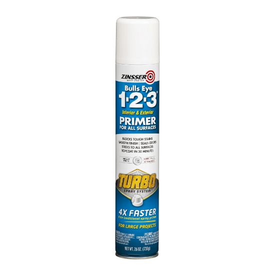 Picture of Zinsser Bulls Eye Turbo White Primer, 26 Oz, Case Of 6 Bottles