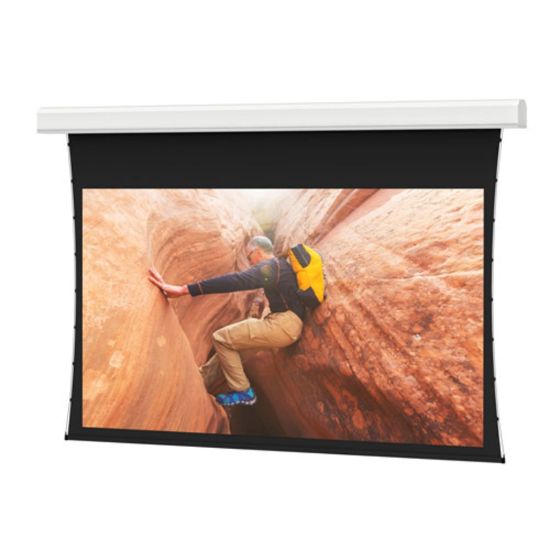 Picture of Da-Lite Tensioned Advantage Electrol Wide Format - Projection screen - in-ceiling mountable - motorized - 120 V - 226in (226 in) - 16:10 - Da-Mat - white