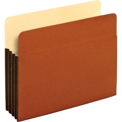 Picture of Pendaflex Redrope Tyvek Top-Tab File Pockets, 3 1/2in Expansion, Letter Size, Brown, Box Of 10 Pockets