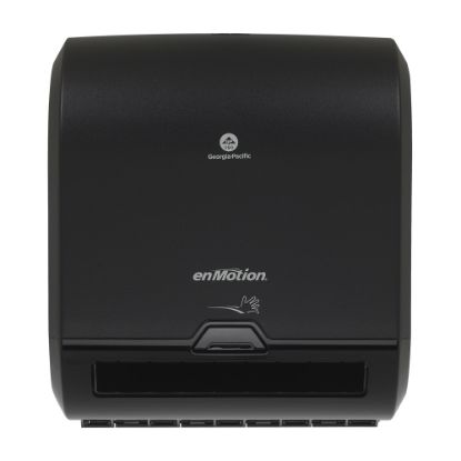 Picture of enMotion Flex Mini by GP PRO, Automated Touchless Paper Towel Dispenser, 59798, 11.75in x 7.83in x 13.28in, Black, 1 Dispenser