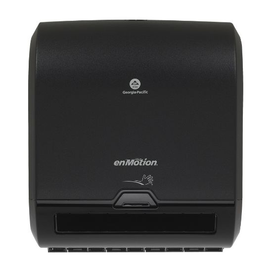 Picture of enMotion Flex Mini by GP PRO, Automated Touchless Paper Towel Dispenser, 59798, 11.75in x 7.83in x 13.28in, Black, 1 Dispenser