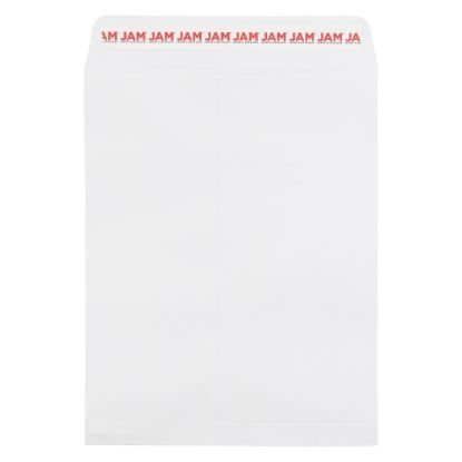 Picture of JAM Paper Open End Envelopes, 8-3/4in x 11-1/2in, Peel & Seal, White, Pack Of 50 Envelopes