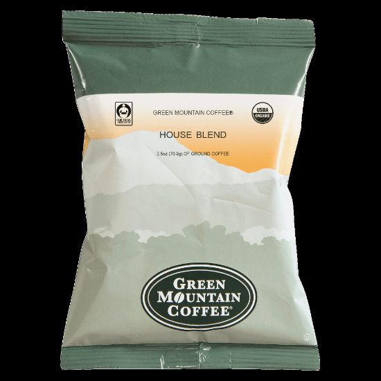 Picture of Green Mountain Coffee Single-Serve Coffee Packets, Organic House Blend, Carton Of 50